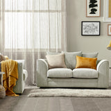 Bletchley Cream Jumbo Cord 2 Seater Sofa from Roseland Furniture
