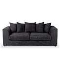 Bletchley Black Jumbo Cord 3 Seater Sofa from Roseland Furniture