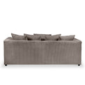 Bletchley Charcoal  Jumbo Cord 3 Seater Sofa from Roseland Furniture