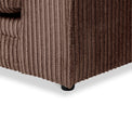 Bletchley Chocolate Jumbo Cord 3 Seater Sofa from Roseland Furniture