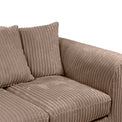 Bletchley Coffee Jumbo Cord 3 Seater Sofa from Roseland Furniture