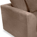 Bletchley Coffee Jumbo Cord 3 Seater Sofa from Roseland Furniture