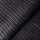 Bletchley Black Jumbo Cord Chaise Sofa from Roseland Furniture