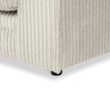 Bletchley Cream Jumbo Cord Chaise Sofa from Roseland Furniture