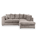 Bletchley Charcoal Right Hand Jumbo Cord Chaise Sofa from Roseland Furniture