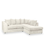 Bletchley Cream Right Hand Jumbo Cord Chaise Couch from Roseland Furniture