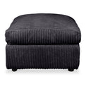 Bletchley Black Jumbo Cord Footrest from Roseland Furniture