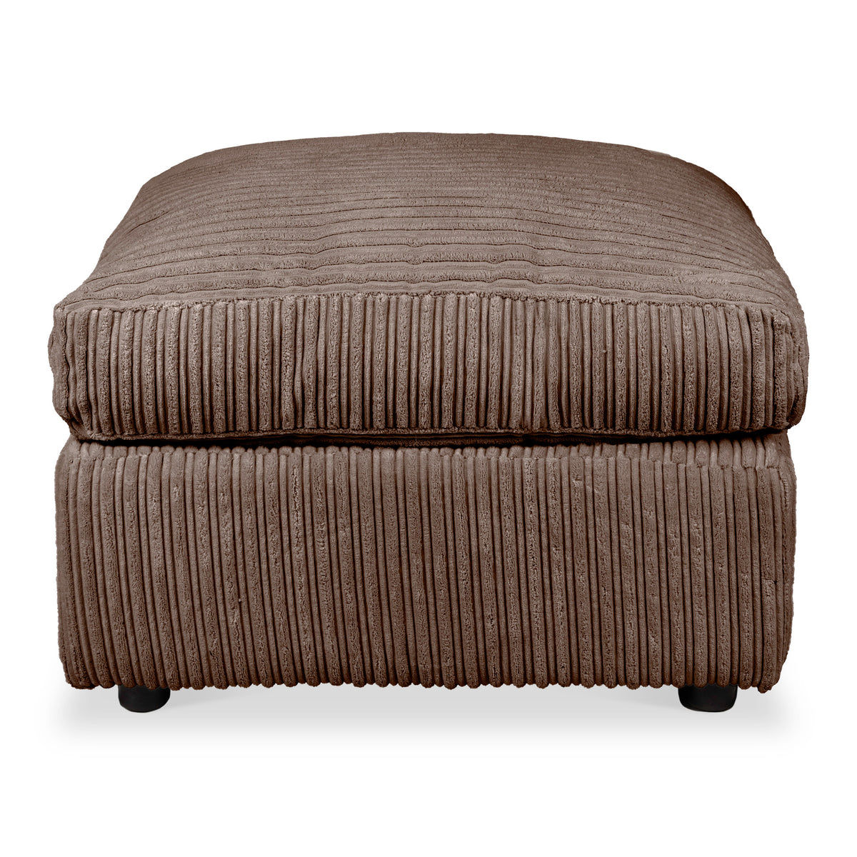 Bletchley Chocolate Jumbo Cord Footrest from Roseland Furniture