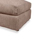 Bletchley Coffee Jumbo Cord Footstool from Roseland Furniture