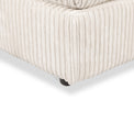 Bletchley Cream Jumbo Cord Footstool from Roseland Furniture