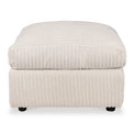 Bletchley Cream Jumbo Cord Footrest from Roseland Furniture