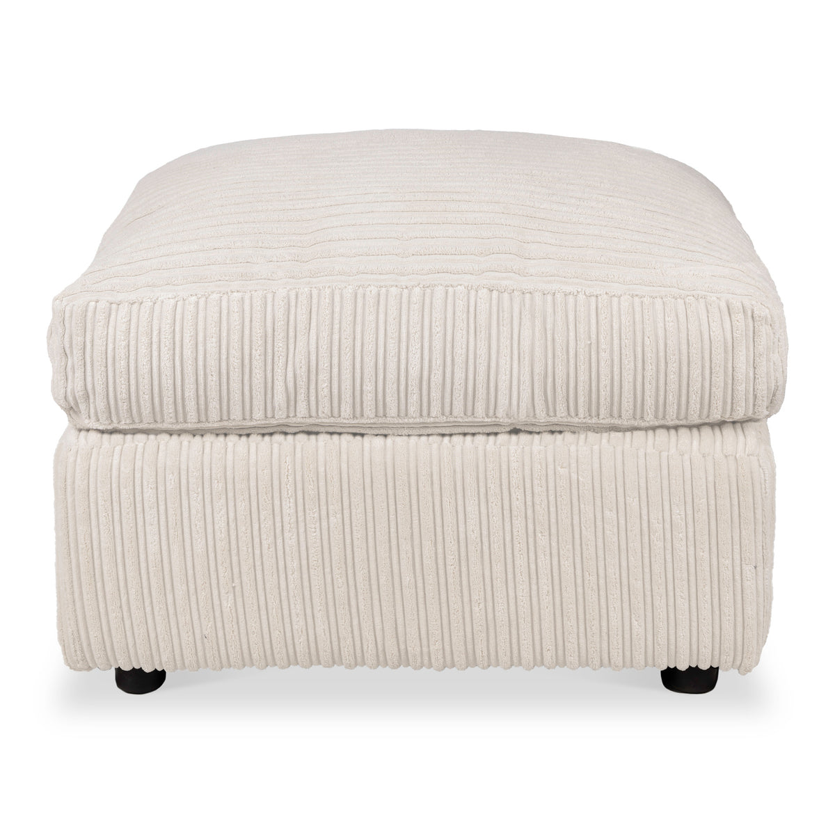 Bletchley Cream Jumbo Cord Footrest from Roseland Furniture