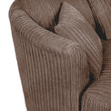 Bletchley Chocolate Jumbo Cord Swivel Armchair