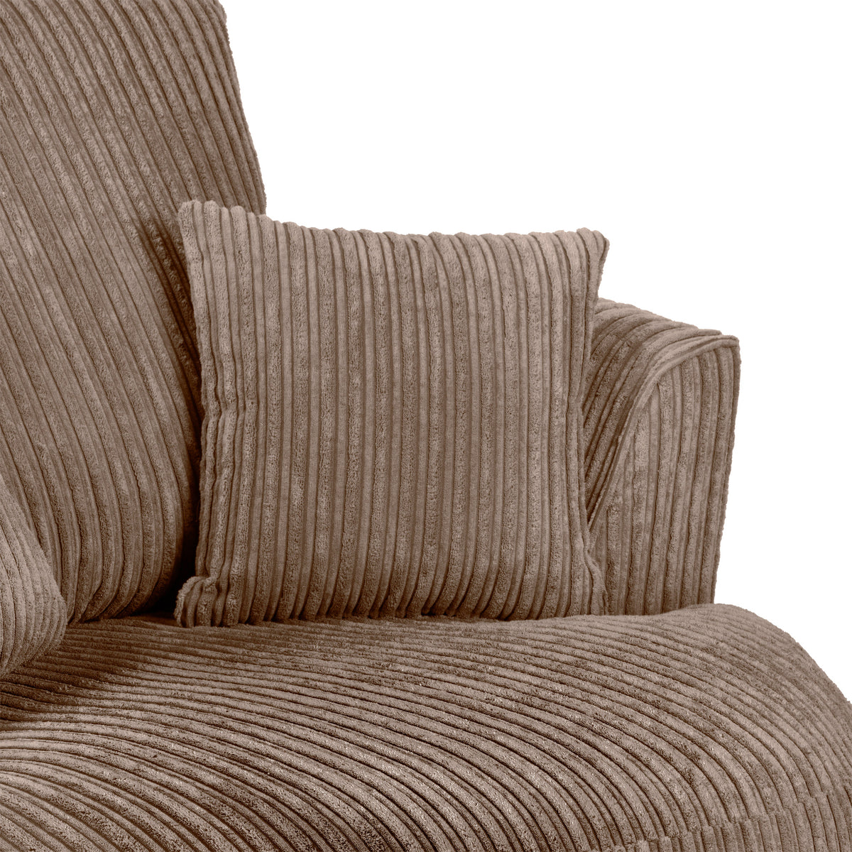 Bletchley Coffee Jumbo Cord Living Room Swivel Chair