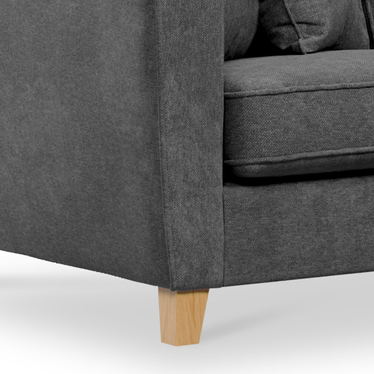 Claridge Soft Chenille 2 Seater Sofa Heather from Roseland Furniture