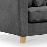 Claridge Soft Chenille 2 Seater Sofa Heather from Roseland Furniture