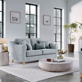 Claridge Soft Chenille 2 Seater Sofa Ice from Roseland Furniture