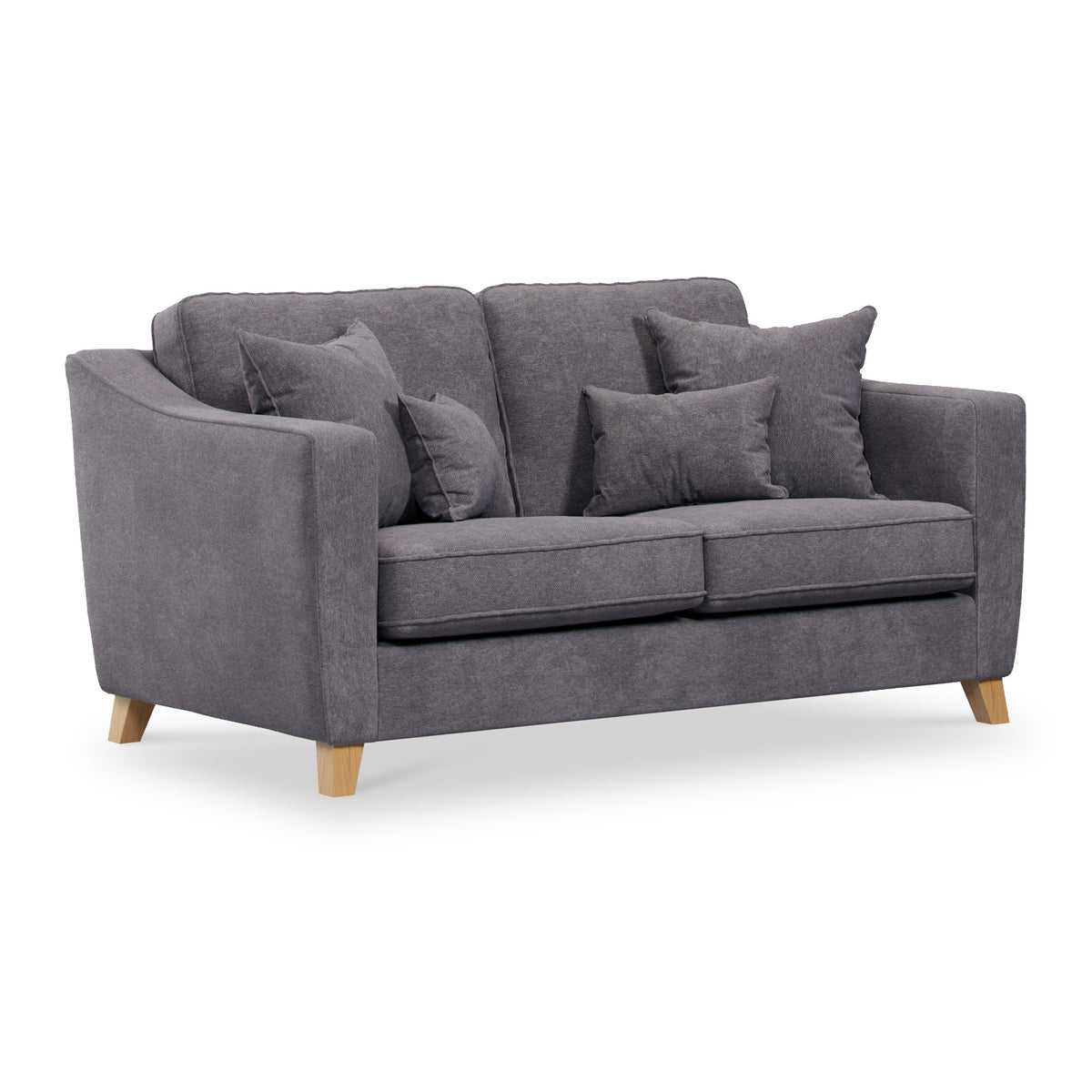 Claridge Soft Chenille 2 Seater Sofa Heather from Roseland Furniture
