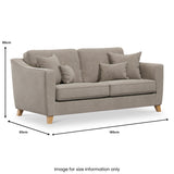 Claridge Soft Chenille 3 Seater  from Roseland Furniture