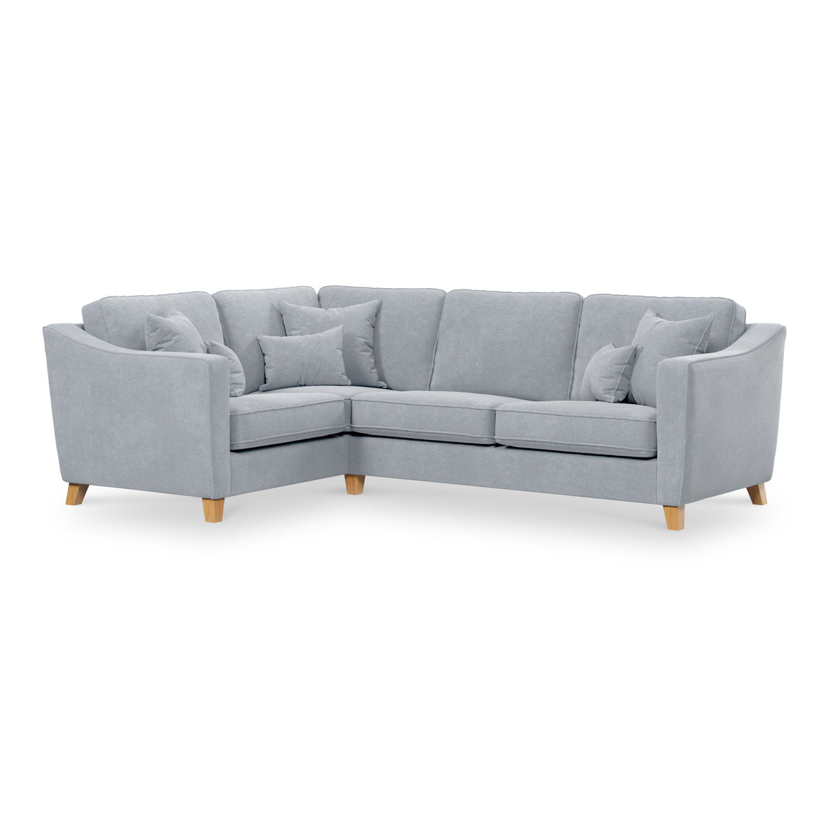 Claridge Soft Chenille Right Hand Corner Sofa Ice from Roseland Furniture