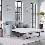 Claridge Soft Chenille 2 Seater Sofabed Ice from Roseland Furniture