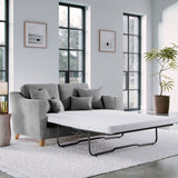 Claridge Soft Chenille 2 Seater Sofabed Steel from Roseland Furniture