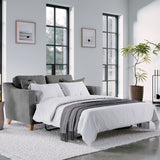 Claridge Soft Chenille 2 Seater Sofabed Heather from Roseland Furniture