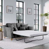 Claridge Soft Chenille 2 Seater Sofabed Heather from Roseland Furniture