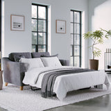 Claridge Soft Chenille 2 Seater Sofabed Heather Life1 from Roseland Furniture