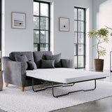 Claridge Soft Chenille 2 Seater Sofabed Heather Life1 from Roseland Furniture