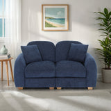 Cloud 2 Seater Sofa Deep Blue from Roseland Furniture