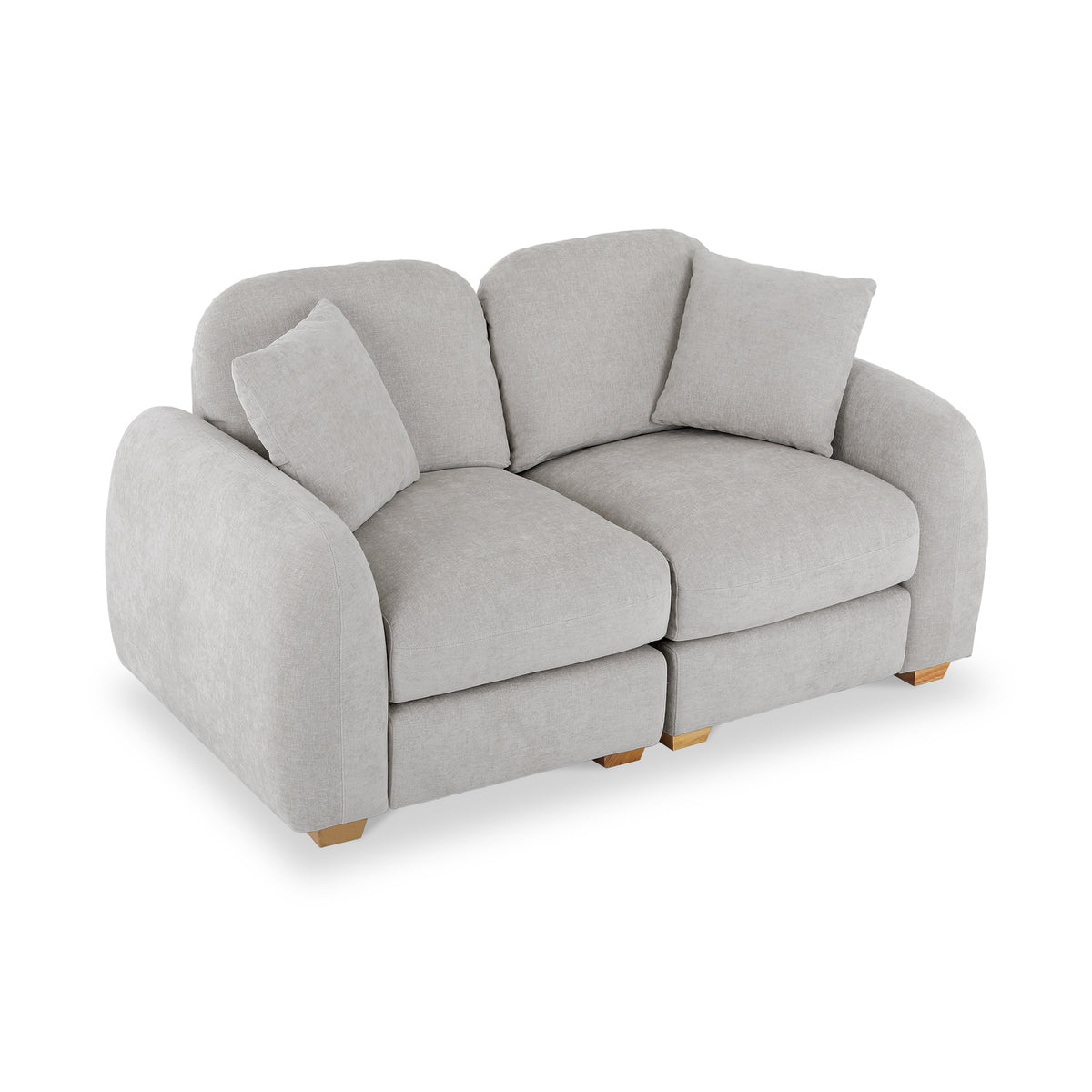 Cloud 2 Seater Sofa Fog Angle2 from Roseland Furniture