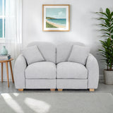 Cloud 2 Seater Sofa Fog Grey from Roseland Furniture