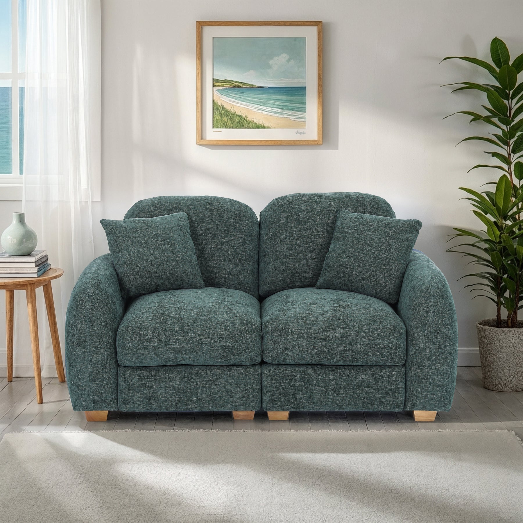 Cloud 2 Seater Sofa Moss from Roseland Furniture
