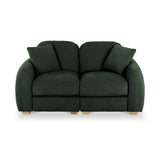 Cloud 2 Seater Sofa Moss Front1 from Roseland Furniture