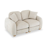 Cloud 2 Seater Sofa Natural Haze Angle2 from Roseland Furniture