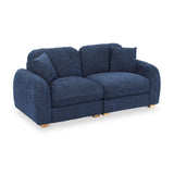 Cloud 3 Seater Sofa Deep Blue from Roseland Furniture