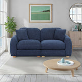 Cloud 3 Seater Sofa Deep Blue from Roseland Furniture