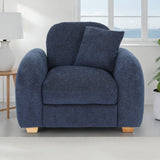 Cloud Armchair Deep Blue from Roseland Furniture