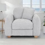 Cloud Armchair Fog Grey from Roseland Furniture