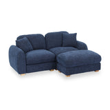 Cloud Chaise Sofa Deep Blue from Roseland Furniture