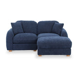 Cloud Chaise Sofa Deep Blue from Roseland Furniture