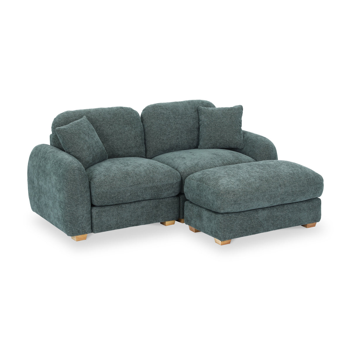 Cloud Chaise Sofa Moss from Roseland Furniture