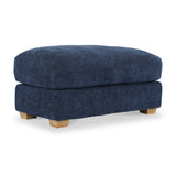 Cloud Footstool Deep Blue from Roseland Furniture