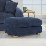 Cloud Footstool Deep Blue from Roseland Furniture