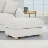 Cloud Footstool Natural Haze from Roseland Furniture