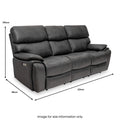 Clayton Power Recliner 3 Seater Dims from Roseland Furniture