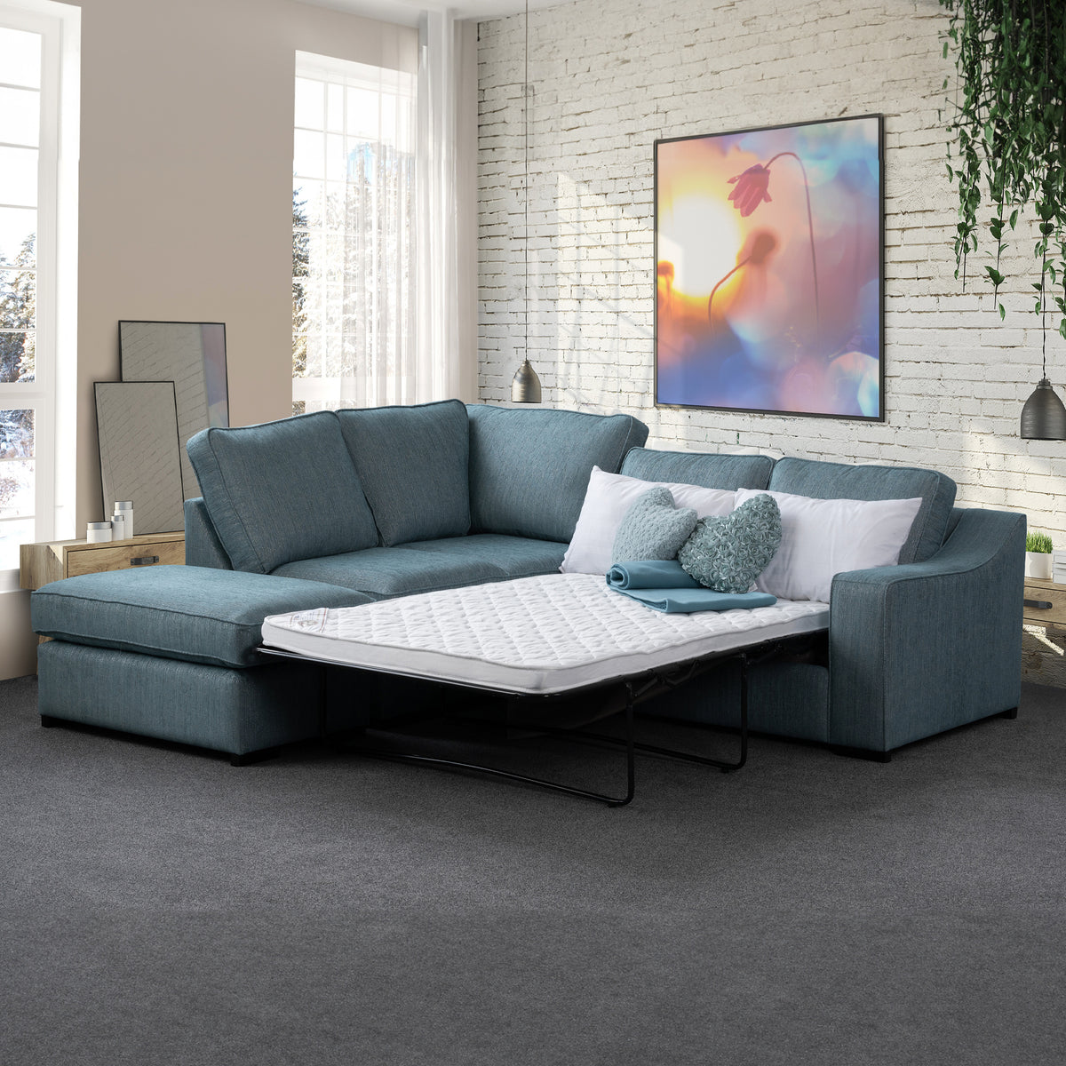 Grantham Corner Sofabed from Roseland Furniture