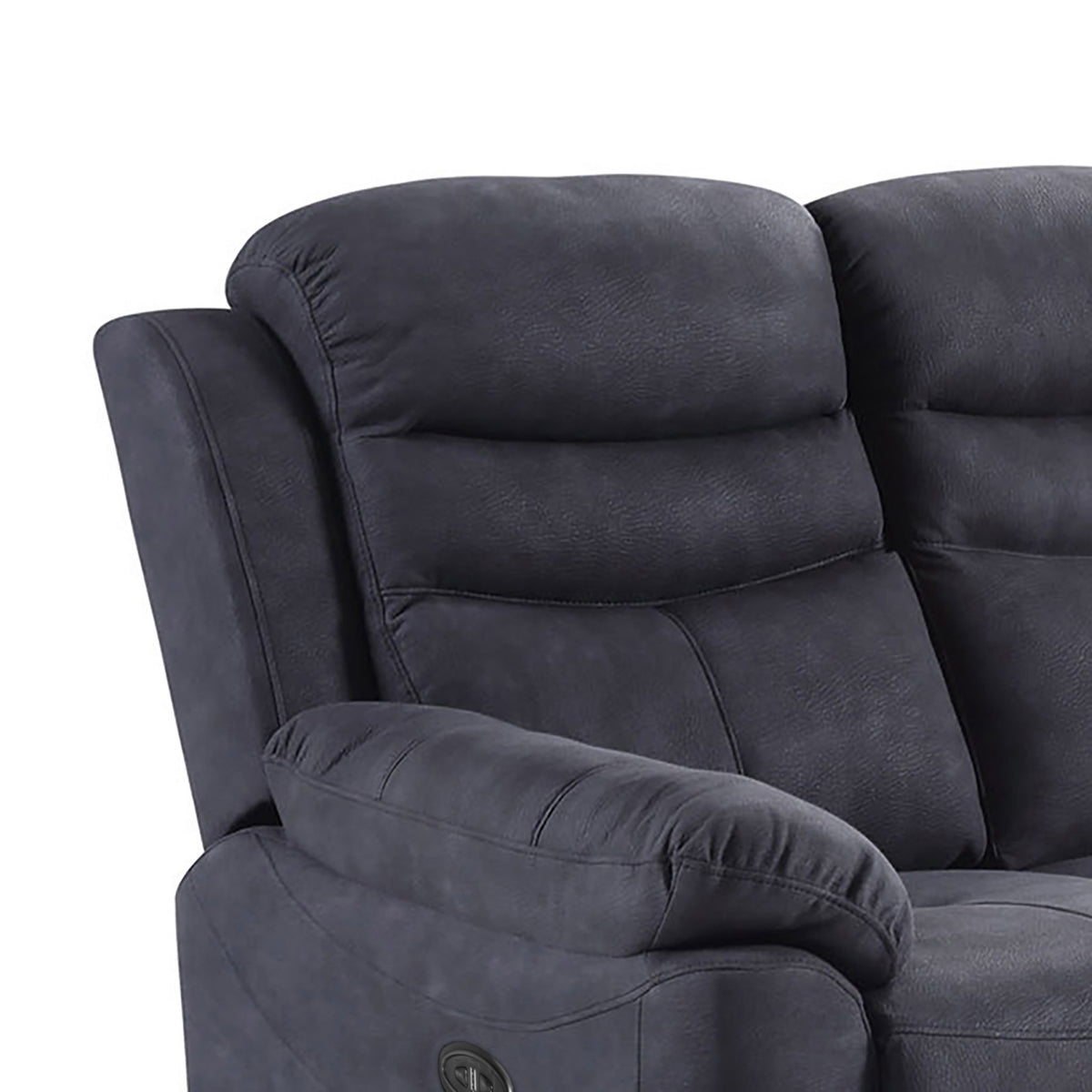Conway Charcoal Electric 3 Seater Recliner from Roseland Furniture