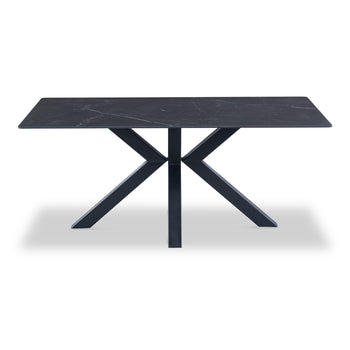 Earlsdon Black 180cm Sintered Stone Dining Table